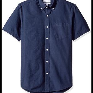 NWT Blue Short Sleeve XL Button Down